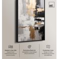 thumbnail image 2 of Nocturnal Alloy Canvas Earth Tone Boho Art by Art Remedy, Black Frame, 36 x 54, 2 of 7