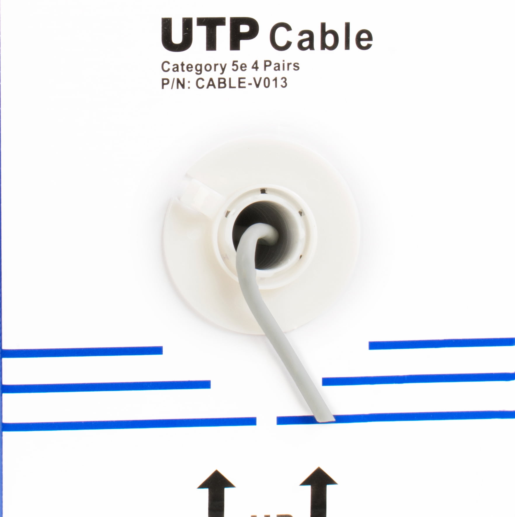 VIVO 250ft bulk Cat5e LAN Ethernet Cable / Wire UTP Pull Box 250 ft Cat-5e Grey
