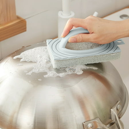 

atinetok Household Cleaners Multifunctional Cleaning Brush with Handle Enlarged and Thickened Cleaning Tile Bathroom Brush Household Cleaning Pot Brush Broad Use Management All-Purpose Mess Manager