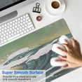 thumbnail image 4 of Green Waves and a Golden Boat&nbsp;desk Mouse Padwaterproofno Slip&nbsp;for Office Home Work Gaminggaming Mouse PadRubber Base Mousepad with Stitched Edges 31.5x11.8inches, 4 of 7