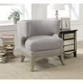 thumbnail image 2 of Bowery Hill Back Upholstered Accent Chair in Gray, 2 of 2