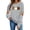 X52-NSLGXD Gray Halloween Sweatshirt for Women, variant on NSLGXD Women's Halloween Sweatshirts Cute Print Pullovers Trendy Holiday Round Neck Long Sleeve Y2k Tops Halloween Costumes