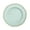 Jade, variant on Efavormart 10 Pack | 9" Clear / Gold Scalloped Rim Plastic Dinner Plates, Disposable Party Plates For Weddings Party Events