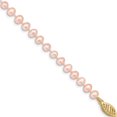thumbnail image 1 of 14K Yellow Gold 4-5mm Pink Near Round Freshwater Cultured Pearl Bracelet (7.5 X 4.5) Made In Canada ppn040-7.5, 1 of 5