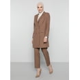thumbnail image 3 of Button Detailed Jacket - Mink - Refka Woman, 3 of 7