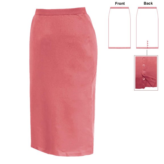 Monterey Club Women's Wool Knitted Long Skirt #2909