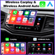 thumbnail image 4 of Radio para coche Android 14 CarPlay Android Auto GPS reproductor multimedia 2 DIN universal 9/10 pulgadas Estéreo para coche Reproductor WiFi Pantalla QLED BT, 4 of 5