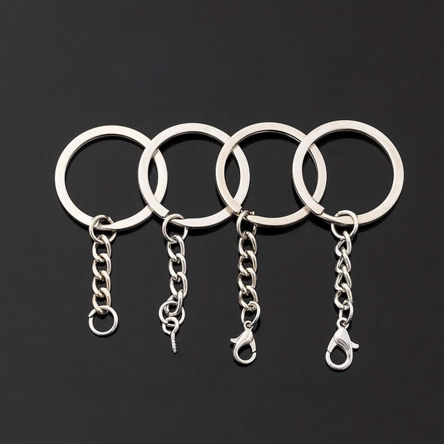 Llavero de metal, llavero de hardware, llavero hecho a mano, accesorio colgante, llavero, anillo de hierro