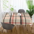thumbnail image 3 of Yayeee Tablecloths 60" x 108" Rectangle Wrinkle Resistant Party Table Cover, Black Tartan, 3 of 8