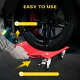 thumbnail image 6 of Car Dolly Set of 4, 6000 lbs/2722 kg Capacity Wheel Dolly, Heavy Duty Car Tire Dolly Wheels Cart Moving Cars, Heavy Duty Vehicle Dolly with 360° Rotational Wheel, Makes Moving A Car Easy, 6 of 7