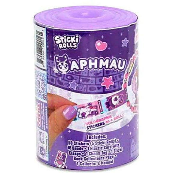 Sticki Rolls Aphmau & Friends Aphmau Mystery Capsule Pack (50 Stickers Inside, Wearable, Shareable Sticker Jewelry!)