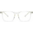 thumbnail image 2 of Classic Non-prescription Eyeglasses Thick Square Frame Clear Lens Glasses for Women Men, 2 of 5