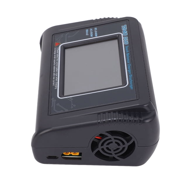 Dual Lithium Charger with Touch Screen, Dual RC Car Battery Charger, Multi Mode Balance Charger for Dual RC Car Battery Charger