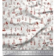 thumbnail image 1 of Soimoi Velvet Fabric Scientific Lab Equipments Education Theme Printed Craft Fabric by The Yard 58 Inch Wide, 1 of 1
