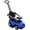5#Blue,Plastic, variant on Police Ride-On Push Car for Kids - White Foot-To-Floor Toy Vehicle with Pa System & Storage