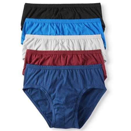 Men's 24/7 Comfort Cotton Low-Rise Brief- 5 pack (Best Mens Bikini Underwear)