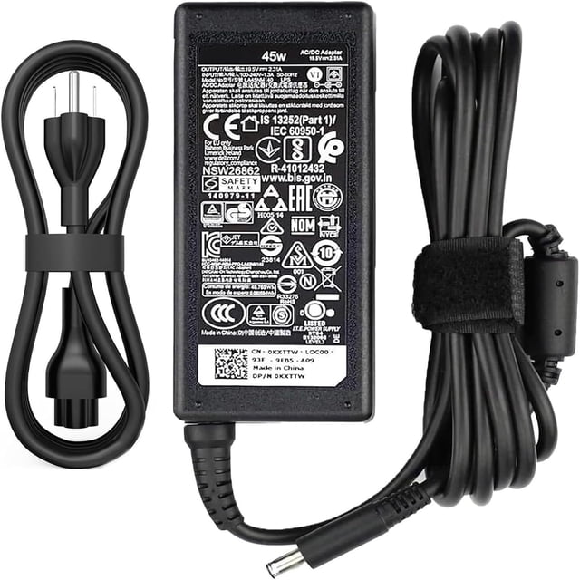 Cargador de CA Delight Tordor 45W 19,5V 2,31A 4,5 x 3 mm para Dell