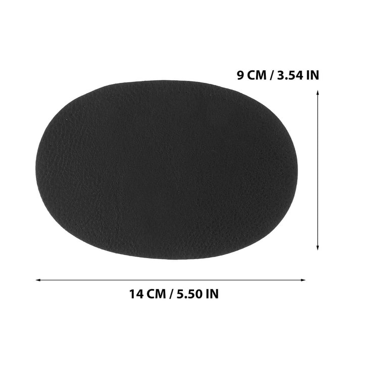 2pcs Iron on Patches Elbow Patches for Sweaters Clothes Elbow Repairing Patches PU Elbow Patches, Size: 14x9cm