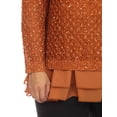 thumbnail image 5 of Simply Couture Women's Plus Size Lace Mixed Media Layer Tunic Sweater, 5 of 5