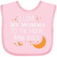 thumbnail image 3 of Inktastic I Love My Momma to the Moon and Back Boys or Girls Baby Bib, 3 of 4