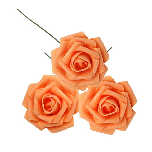 Flores artificiales Naiovety 50 Piezas Naranja HA084359-04