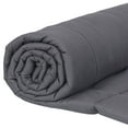 thumbnail image 4 of ZENSTYLE Quality Sleeping Full/Twin Size Cotton Weighted Blanket 48 x 72", 15lbs Deep Grey, 4 of 6