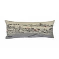 thumbnail image 2 of 35" White New Orleans Daylight Skyline Lumbar Decorative Pillow, 2 of 2