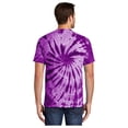 thumbnail image 2 of Port & Company Men's Tie-Dye Cotton Short Sleeve T-Shirt Purple Small, 2 of 4