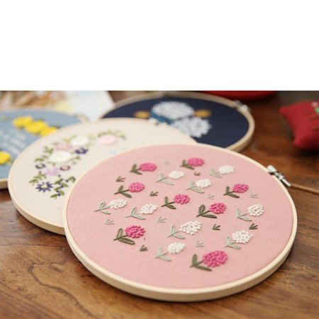Embroidery Stitch Set - Beautiful Flowers Embroidery Picture Embroidery Set Embroidery crafts For Beginners, Adults B