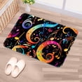 thumbnail image 5 of Note Machine Washable Non-Slip Polyester Door Rugs Office Rug Indoor Rug, 5 of 6