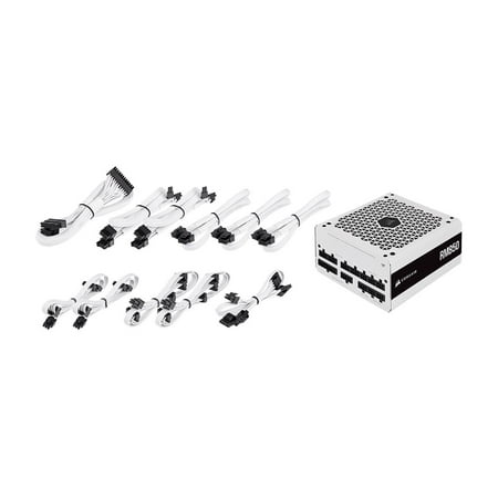 CORSAIR - RM Series RM850 850W ATX 80 PLUS GOLD Certified Fully Modular Power Supply - White