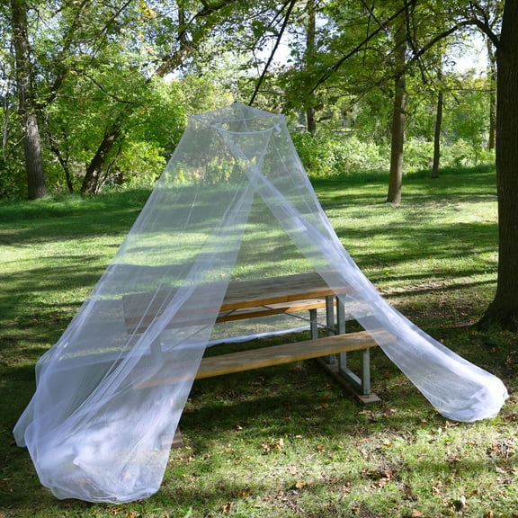 Coghlan's Traveler's Mosquito Net, 98"H x 157"D, Circular Shape, Washable Polyester Mesh, All-Around Insect Protection