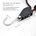 thumbnail image 7 of Strap 2pcs Kayak Tie Down Straps Ratchet Pulley Ropes Adjustable Ropes Hanger Working Load Up To 299.8lbs For Kayak Canoe Boat, 7 of 7