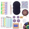 thumbnail image 4 of Hecho con una caja de almacenamiento nuevo 31 piezas Mandala herramientas de punteo bandeja de pintura para Rocas pintura para colorear arcilla Gloria Bolígrafo Mandala, 4 of 9