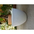 thumbnail image 4 of Exaco FM-WP17 Fiber Clay Planter, Spackled White - Medium & Large, 4 of 7