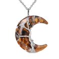 thumbnail image 1 of Collar Yinane Piedra Luna Cristal para Mujeres, 1 of 4