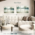 thumbnail image 4 of Elephant Stock Still Evening Waters I Wall Art - Horizontal Multi Panel Canvas - Living Room Wall Decor - Abstract Multi Panel - Beige And Blue Decor By Carol Robinson - 38" x 24", 4 of 8
