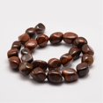 thumbnail image 2 of Natural Tiger Iron Bead Strands Tumbled Stone 18~25x16~18x12~16mm Hole: 1~1.8mm about 19~22pcs/strand 15.75 inch, 2 of 2