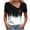 #0086-Black, variant on Women Short Sleeve Shirts Button Allover Print Loose Casual Tees Summer Tops Outdoor Shopping Daily Leisure