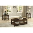 thumbnail image 3 of Lexicon Table Basse Relevable en Bois avec Roulettes en Cerisier Foncé, 3 of 10