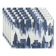 thumbnail image 2 of Cityscape Reversible Placemat Non Slip Coffee Mat 18x12 Inch for Dining, Kitchen, Coffee, 2 of 9