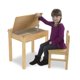 thumbnail image 3 of Set de escritorio y silla Melissa & Doug, de madera, con tapa elevable, color miel, 3 of 8
