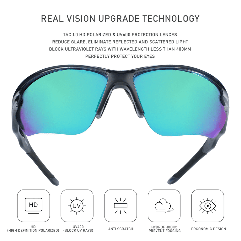 upanbike Cycling Polarized Sunglasses, UV400 Protection  display picture 3
