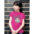 thumbnail image 2 of More Glamour - Starry Sparkle Retro Emoji Graphic Youth's T-shirt, 2 of 4