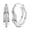 No.4, variant on Original 925 Sterling Silver Yellow Sunflower Hoop Earrings Sparkling 5A Zircon Women Jewelry Gifts for Her