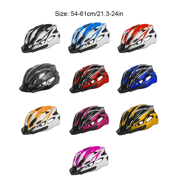 Yuarrent Cascos ligeros y ajustables casco de bicicleta al aire libre para hombres casco ligero grande duradero Ciclismo negro rosa un tamano Walmart en linea