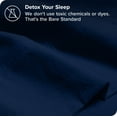 thumbnail image 5 of Bare Home Organic Flannel Sheet Set - 100% Organic Cotton - Deep Pocket - 4-Pieces - Full, Dark Blue, 5 of 7