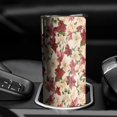 thumbnail image 3 of 20oz Pioneer Flower Floral Print Pattern Skinny Tumblers Stainless Steel Tumbler with Lid and Straw,Vacuum Insulated Double Wall Travel Tumbler Cups with Cleaning Brush for Coffee,Tea, 3 of 6