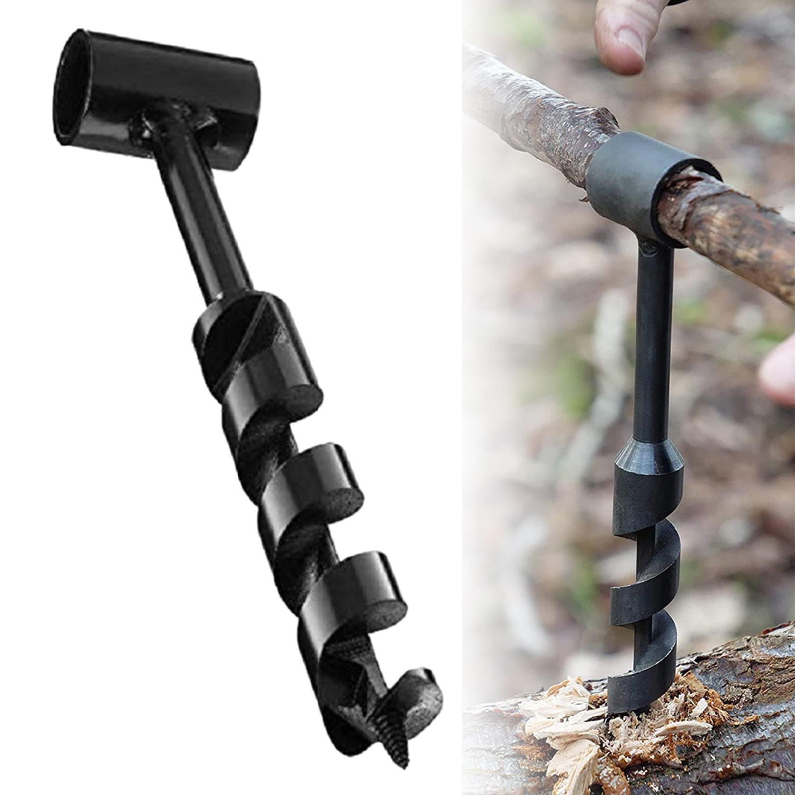 Garden Auger Hand Drill Bit Multi Use Camping Tools Spiral Bit Hole
