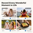 thumbnail image 4 of Tigebraver 2026 AI Smart Glasses With Charging Case, 8MP HD Camera & 1200P/4K Video, ChatGPT Photo Recognition & Q&A, Real-Time Translation (140 Languages), Bluetooth Calling, 4 of 10
